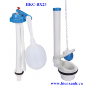 Bộ xả bồn cầu xả cóc cấp phao 2 khối cao cấp HKC-BX25