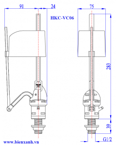 Van cấp piston HKC-VC06