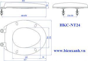 Nắp Bàn cầu HKC-NT24