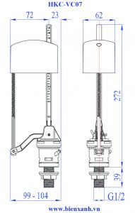 Van cấp piston P HKC-VC07