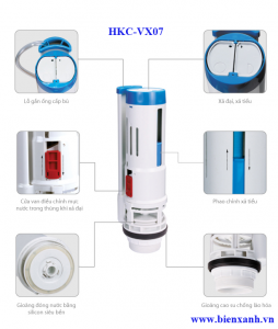 Van Xả SM 2 Nhấn 2 Khối HA-VX07